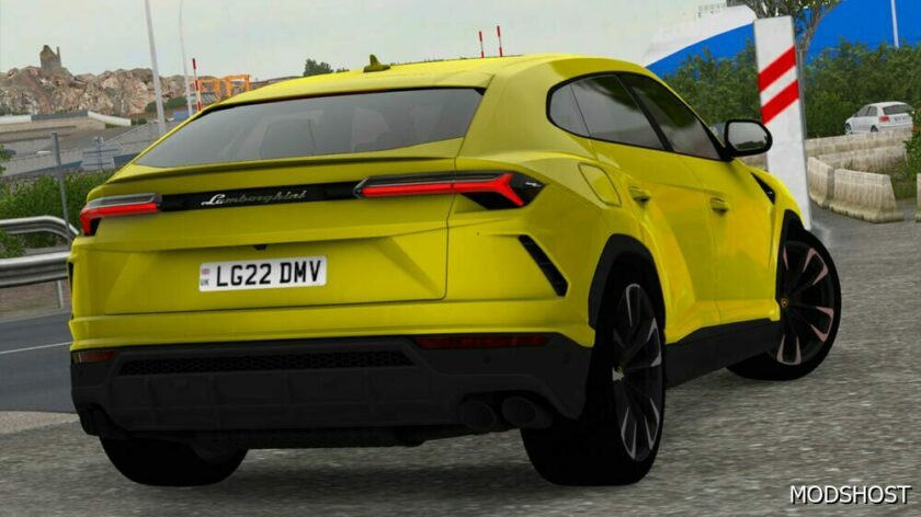 ETS2 Lamborghini Car Mod: Urus 2018 V1.1 1.49 (Featured)