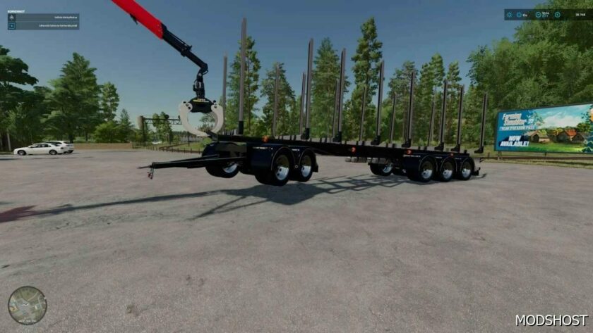 FS22 Mod: Narko Timber Trailer V1.0.2 (Featured)