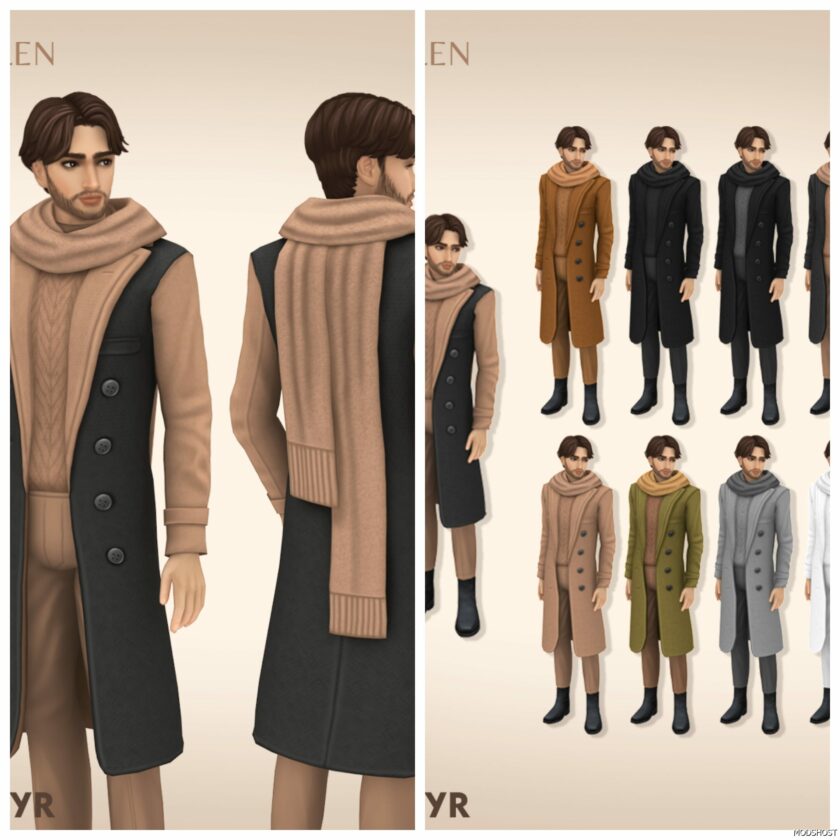 Sims 4 Male Clothes Mod: Zephyr Outfit (Featured)