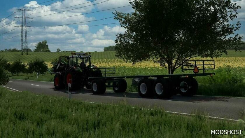 FS22 Mod: Flatbed Trailer V1.1 (Featured)