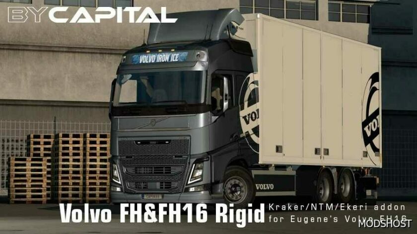 ETS2 Volvo Part Mod: Rigid Chassis Addon for Volvo FH16 2012 by Eugene (Featured)