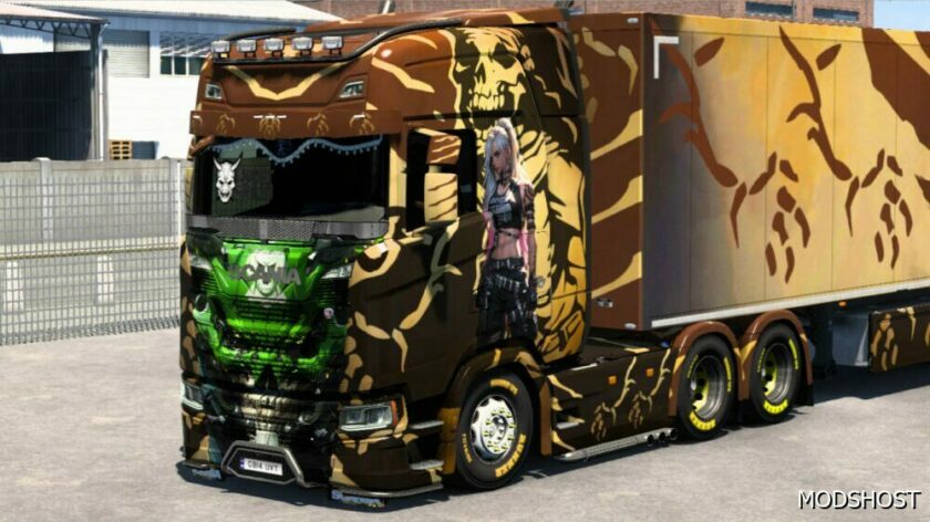 ETS2 Mod: Skull Knight Rider Skin (Featured)