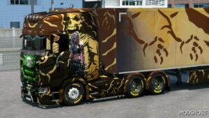 ETS2 Mod: Skull Knight Rider Skin (Image #2)