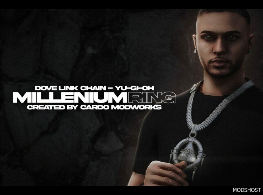 GTA 5 Player Mod: Millenium Ring Chain for MP Male (Featured)