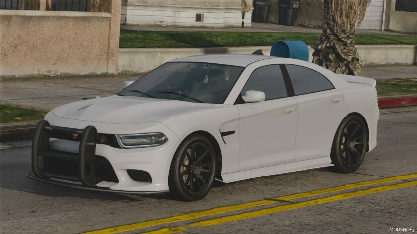 GTA 5 Mod: Unmarked Buffalo 4 Police Vehicle Add-On / Fivem (Featured)