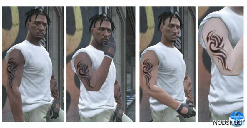 GTA 5 Player Mod: Tattoo for Male and Female (Featured)