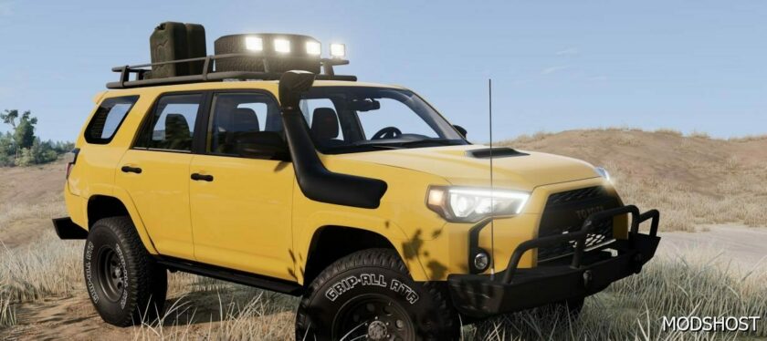 BeamNG Toyota Car Mod: 2019 Toyota 4Runner TRD PRO V27.12.23 0.31 (Featured)