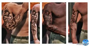 GTA 5 Player Mod: Tattoo for MP Male / Female (Image #2)