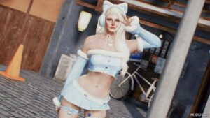 GTA 5 Player Mod: Sweet Gift Cropped for MP Female V1.1 (Image #2)