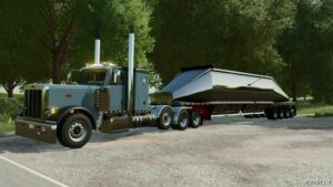 FS22 Trailer Mod: Beall Bullet Quad Axle Belly Dump (Image #3)