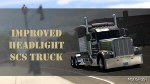 ATS Headlights Part Mod: Improved Headlight for SCS Trucks V1.01 (Featured)