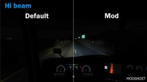 ATS Headlights Part Mod: Improved Headlight for SCS Trucks V1.01 (Image #2)