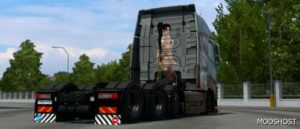 ETS2 Volvo Mod: Momiji Elegant Red Swimsuit Skin for Pendragon Volvo FH12/16 by ZEN Workshop (Image #3)