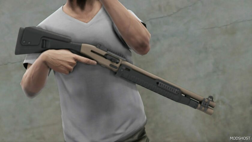 GTA 5 Weapon Mod: RON Beretta 1301 Animated (Featured)