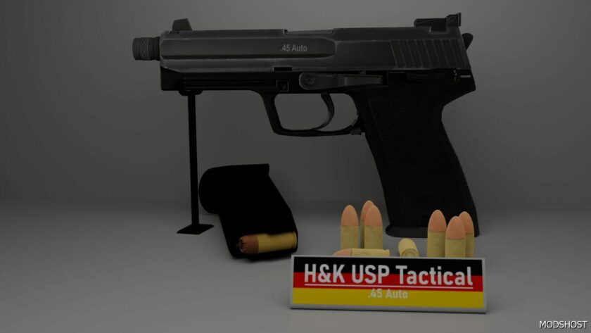 GTA 5 Weapon Mod: RON H&K USP Tactical (Featured)