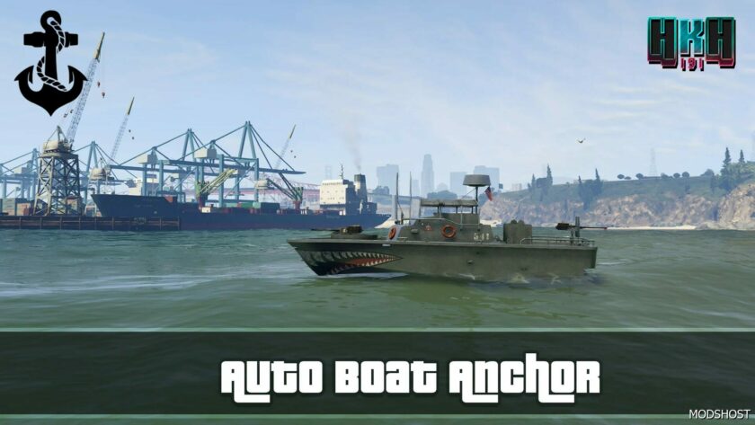 GTA 5 Script Mod: Automatic Boat Anchor (Featured)