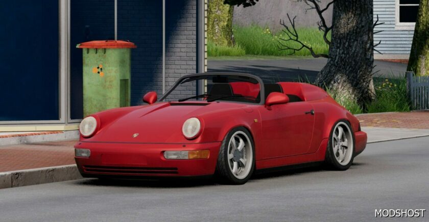 BeamNG Porsche Car Mod: 911 Cabrio 0.31 (Featured)