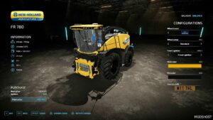 FS22 NEW Holland Combine Mod: FR780 Harvester (Image #4)