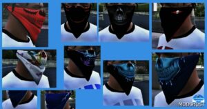 GTA 5 Player Mod: Mask (Female and Male) (Image #2)