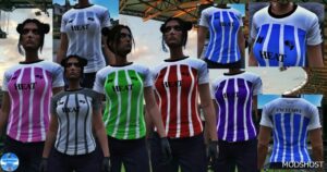 GTA 5 Player Mod: T-Shirt (Male and Female) (Image #2)