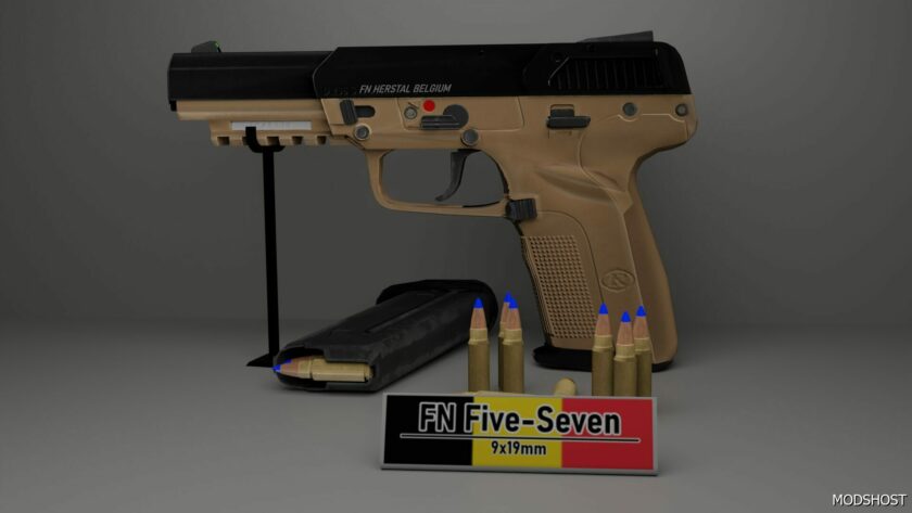 GTA 5 Weapon Mod: RON FN Five-Seven (Featured)