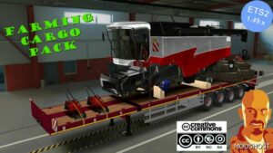 ETS2 Trailer Mod: Doll 4 Axis Flatbed & Farming Cargo Pack 1.49 (Image #3)