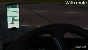 ETS2 Navigation Mod: Google Maps for Phone Light EN (Image #2)