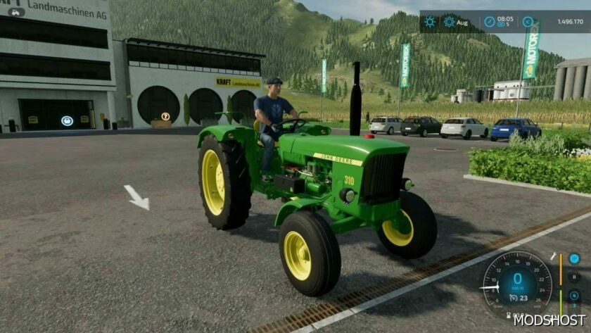 FS22 John Deere Tractor Mod: 310 (Featured)