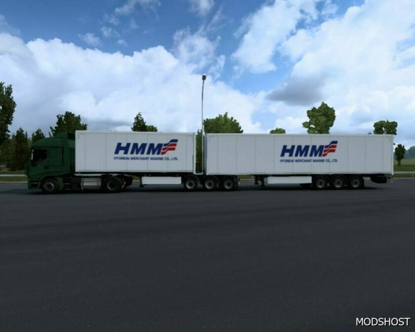 ETS2 Mod: Real Company Trailers Traffic Pack by OHN Gaming V1.1 (Featured)