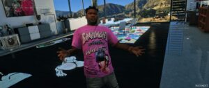 GTA 5 Player Mod: Hellstar T-Shirts for MP Male / Franklin (Image #3)