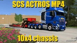 ETS2 Part Mod: SCS Actros MP4 10×4 Chassis (Featured)