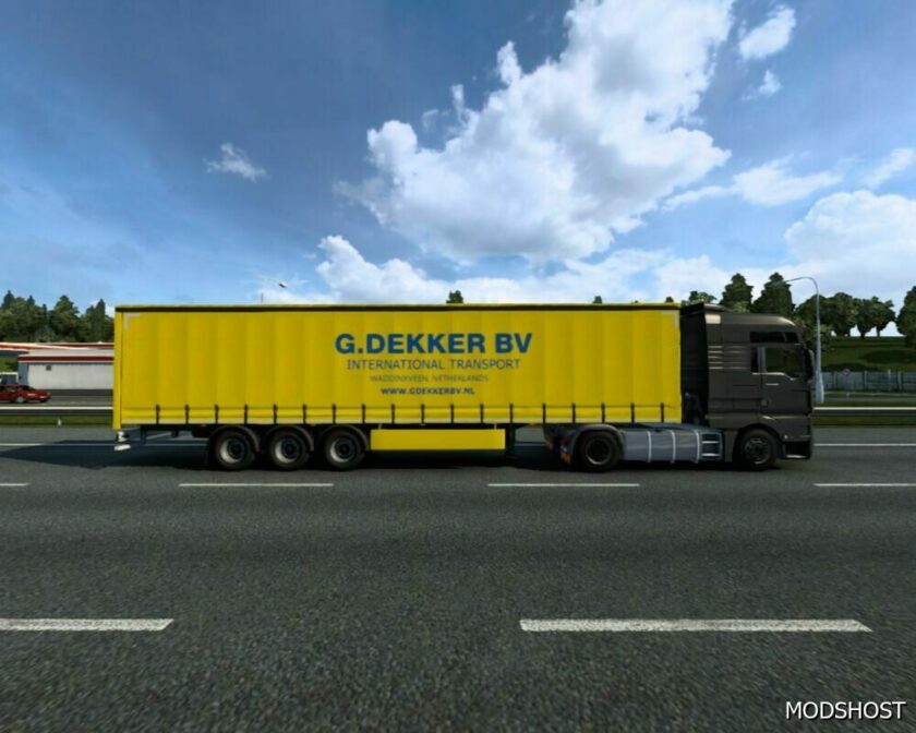 ETS2 Mod: Real Company Traffic Trailer V1.1 1.49 (Featured)