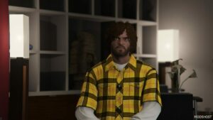 GTA 5 Player Mod: Trevor | Long Sleeve Flannel V1.1 (Image #4)