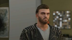 GTA 5 Player Mod: Trevor | Biker Hair V1.1 (Image #3)