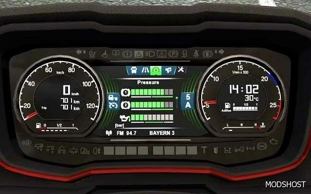 ETS2 Scania Mod: 2016 S & R Dashboard Computer (Featured)