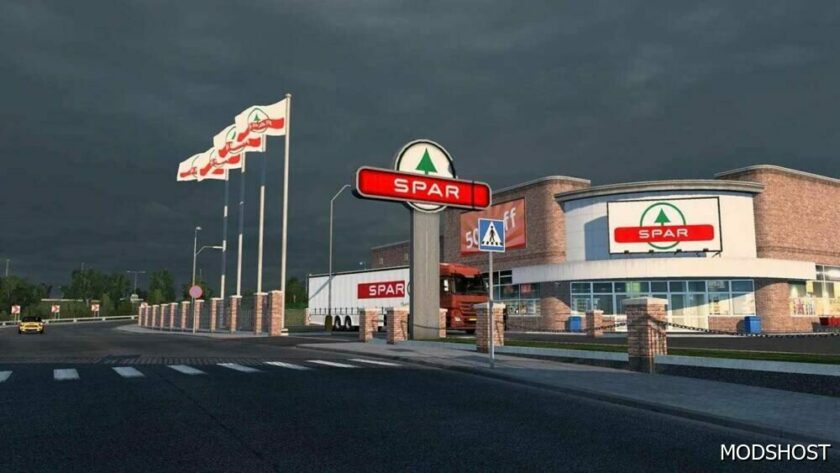 ETS2 Realistic Mod: Real Companies, GAS Stations & Billboards V1.01.06 (Featured)