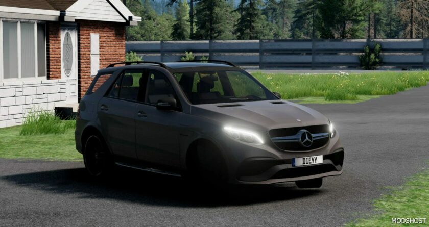 BeamNG Mercedes-Benz Car Mod: Mercedes Benz GLE 63 AMG 0.31 (Featured)