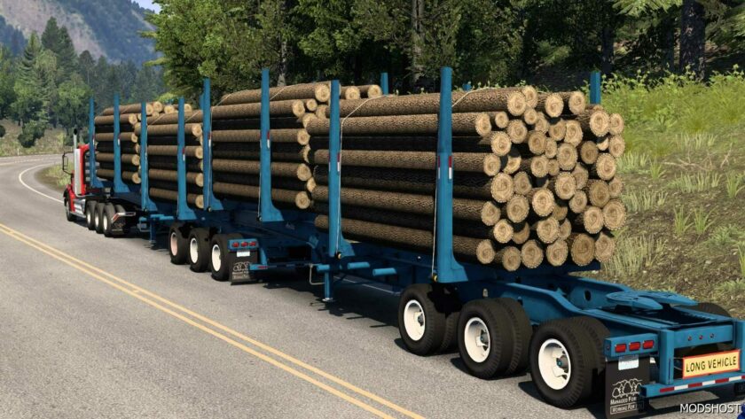 ATS Mod: Arctic LOG Trailer 1.49 (Featured)