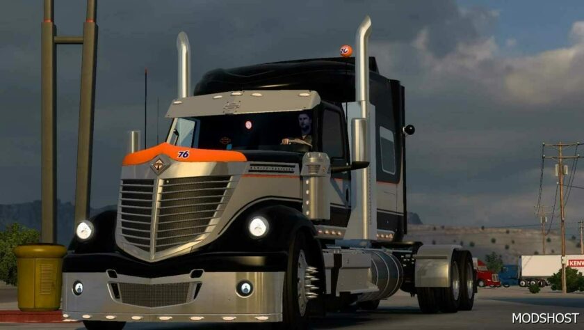 ATS International Truck Mod: Harley-Davidson International Lonestar V6.0 1.49 (Featured)