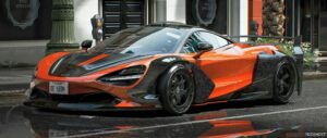 GTA 5 McLaren Vehicle Mod: 720S Widebody Zacoe Mansory (Image #3)