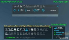 FS22 Script Mod: Multioverlay HUD V4.33 Beta (Image #6)