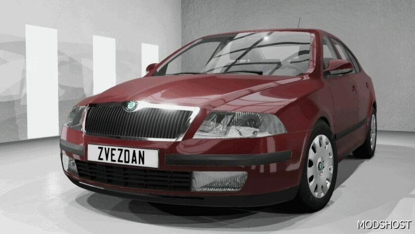 BeamNG Skoda Car Mod: Octavia (1Z) 2004-2013 V1.1 0.31 (Featured)