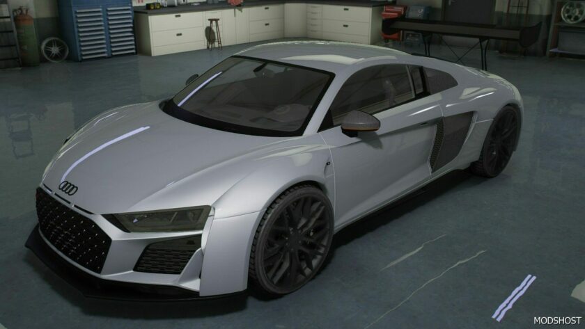 GTA 5 Audi Vehicle Mod: Sheepy Race Audi R8 Twin Turbo (Featured)