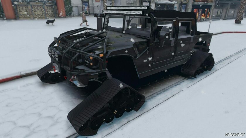 GTA 5 Vehicle Mod: Hummer H1 Mattracks (Featured)