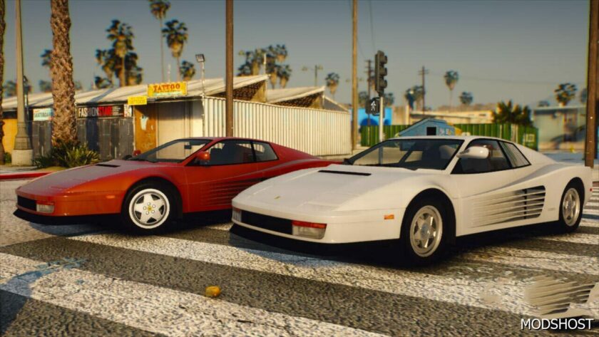 GTA 5 Ferrari Vehicle Mod: Testarossa 1986 Add-On V1.05 (Featured)