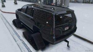 GTA 5 Vehicle Mod: Cadillac Escalade Mattracks (Image #3)