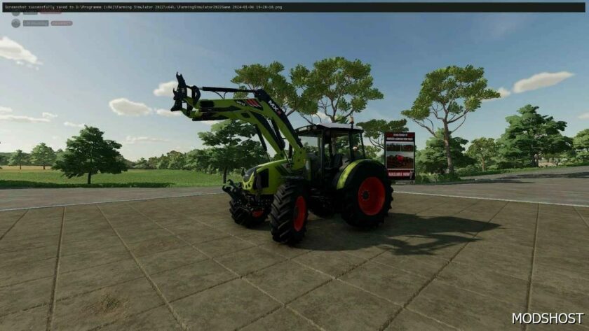 FS22 Claas Tractor Mod: Axos 330 Beta (Featured)