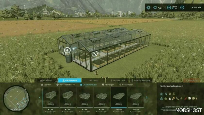 FS22 Placeable Mod: Greenhouses V1.2 (Featured)