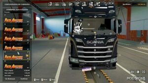 ETS2 Scania Part Mod: Pack 50 Windscreen Decal of Scania NTG R (Featured)