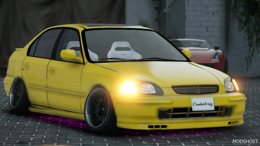 GTA 5 Honda Vehicle Mod: Civic 1997 Modified (EK7) (Featured)